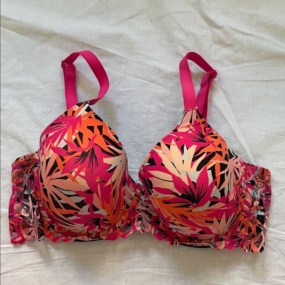 No Boundaries Tropical Print Bra - 40 C